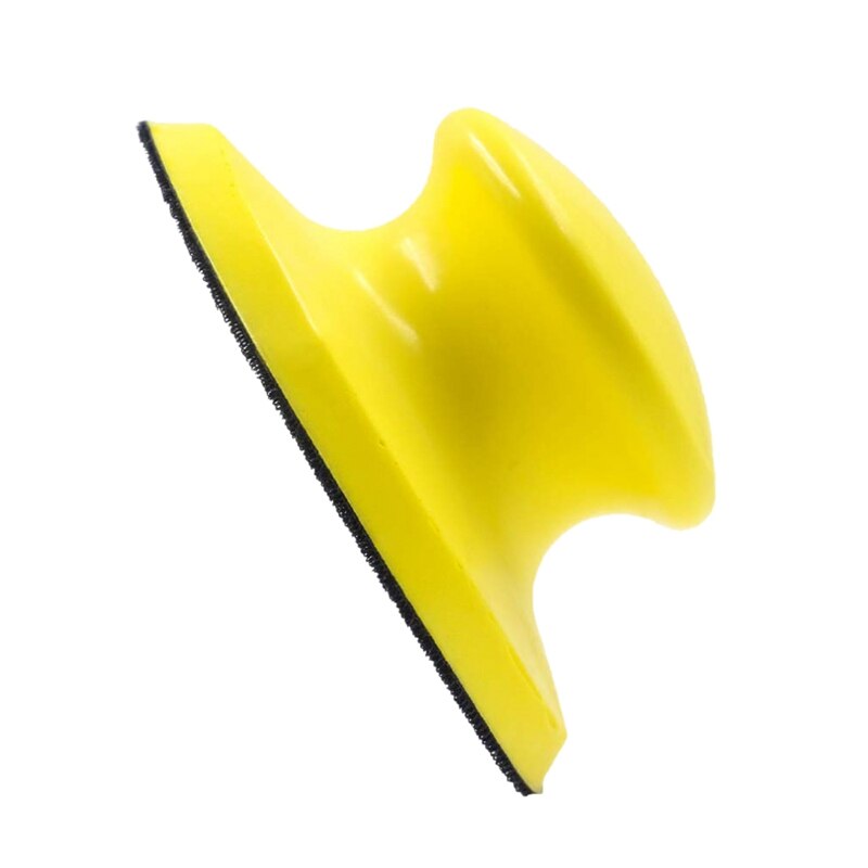 2 Pcs 5 Inch Hook and Loop Hand Sanding Block Round Sanding Pad Hook Backing Plate for Sanders or Polishers