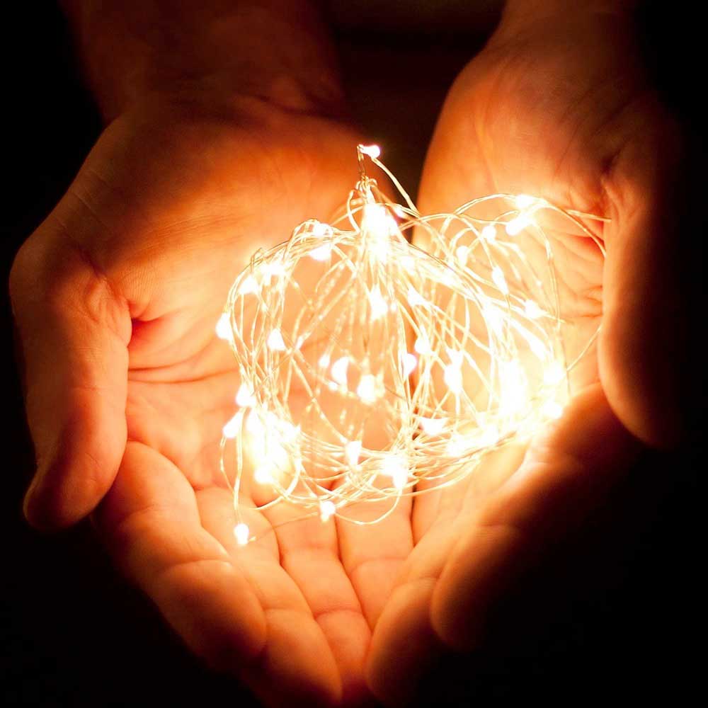 20M USB/Battery LED String Light Christmas Lights Twinkle String Copper Silver Wire Garland Light Waterproof Fairy String Party