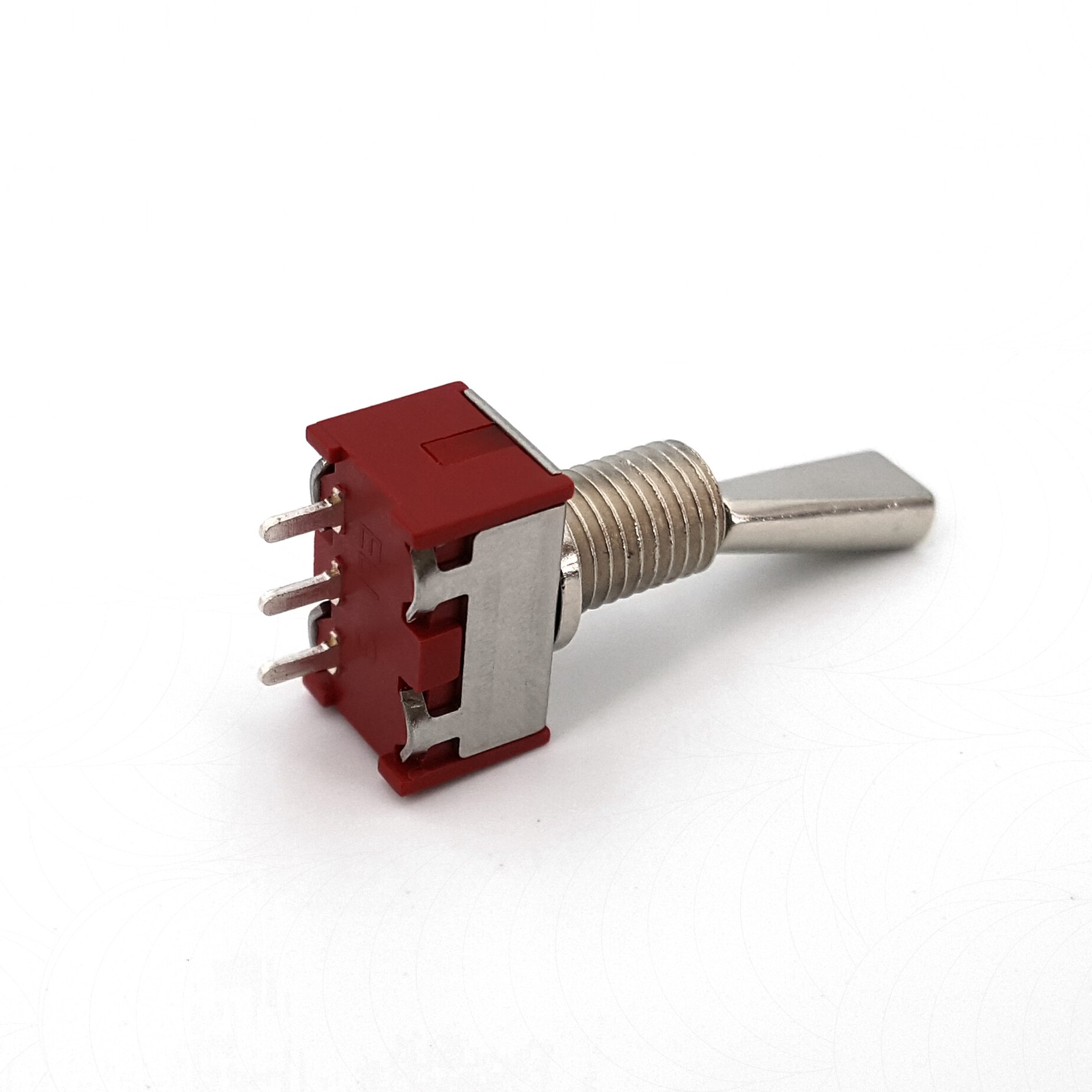 SH T70-T Series Flat Handle 3Pin SPDT Straight PCB Mount Mini Toggle Switch For Remote Control