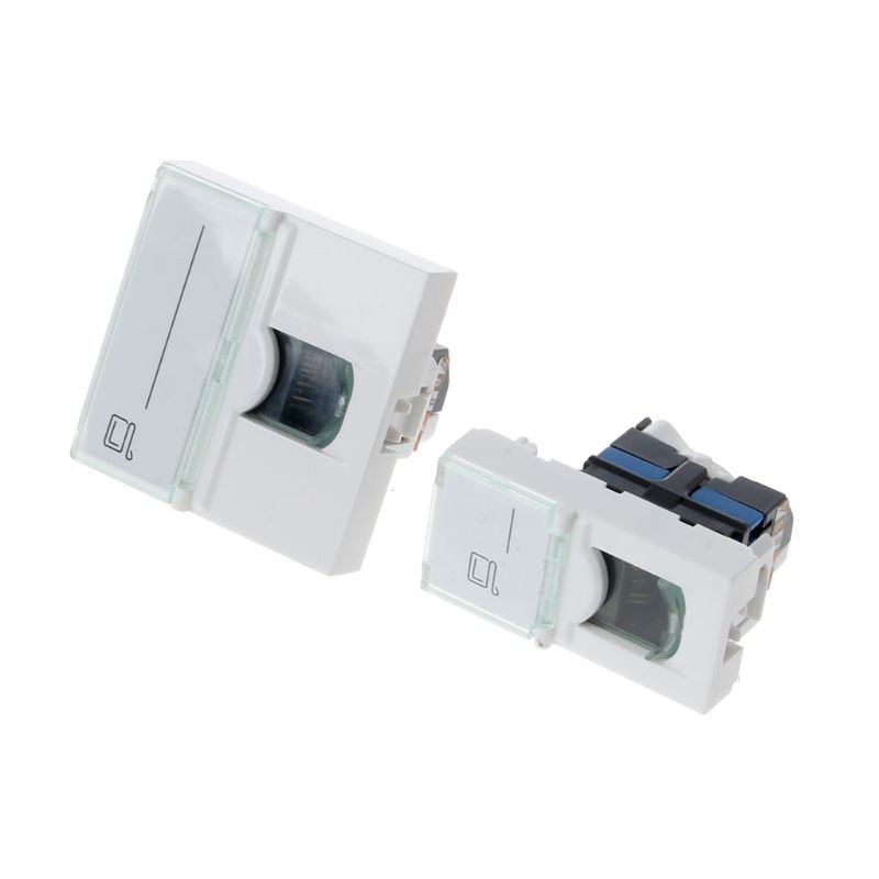 CAT6 Modulo Informazioni Modulo di Rete Presa RJ45 8P8C Adattatore del Connettore Keystone Martinetti Piastra A Muro Standard