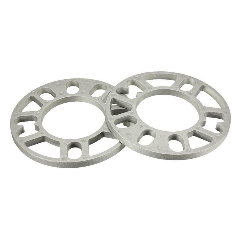 1X 5mm Aluminium ET Einstellscheiben Auto Spurverbreiterungen Radstand Dichtung Flansch