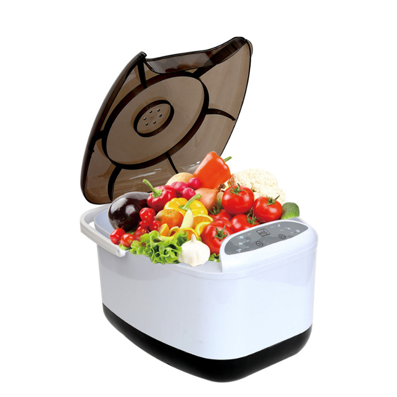 Himskwa-laveuse de fruits et légumes 4,5 l, générateur d&#39;ozone, détoxification des aliments, désinfection de vaisselle, Machine de nettoyage, 220V