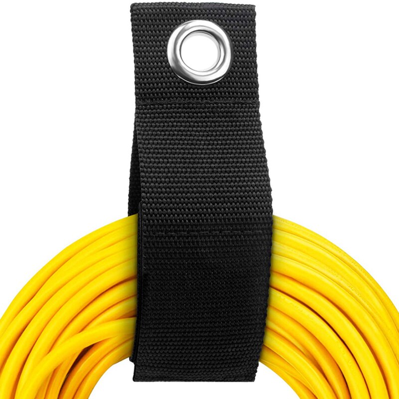 Genanvendelig opbevaringsrem kabelbindere kabelbeslag omslutter stropper ledningsorganiseringsledelse bælte kabel velcro rem til hjemmekontor