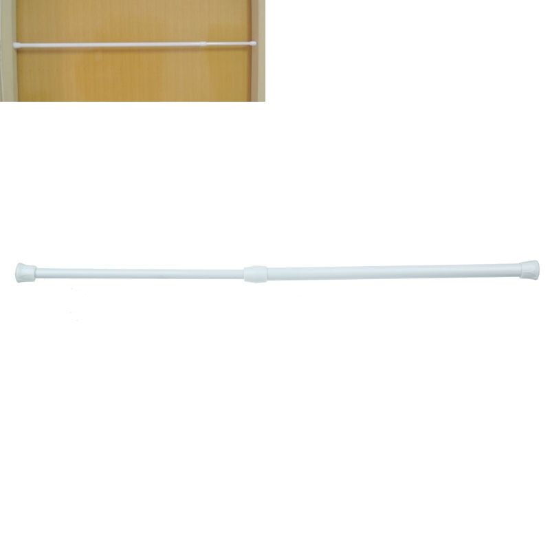 Justerbara 30-50cm runda dusch/garderob gardin hängande stavar voile utdragbara pinnar hushåll teleskopisk stolpehängare  #25