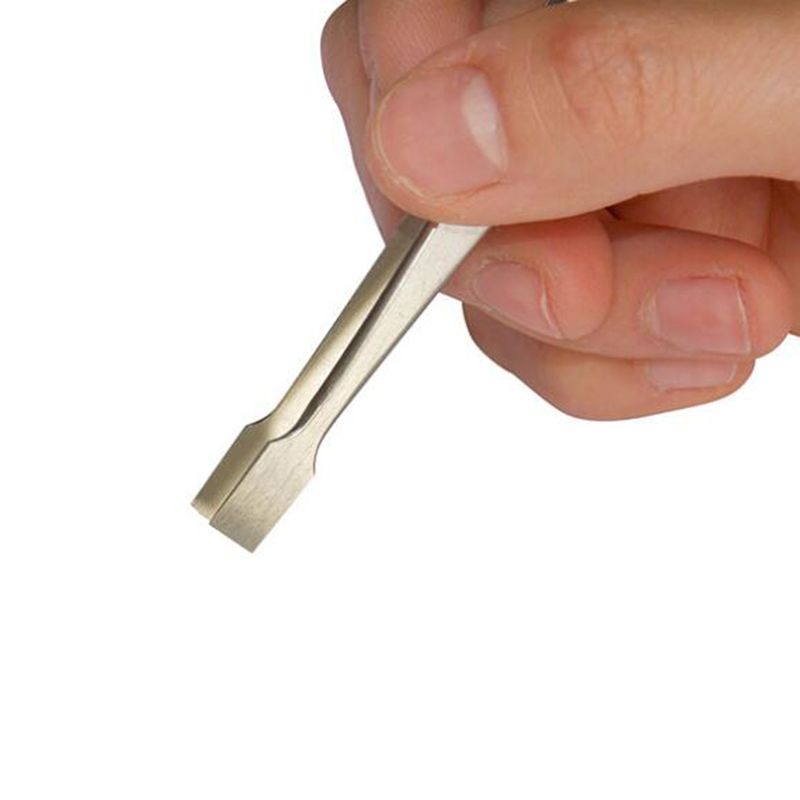Pinzas de sujeción para laboratorio, herramienta electrónica industrial, ancha y plana, 120mm
