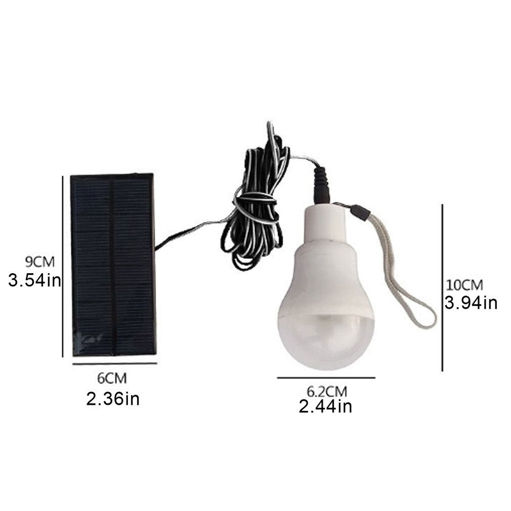 Outdoor Super Bright Solar Led Emergency Light Night Market Outdoor Beach Light Bulb Practical Solar Light