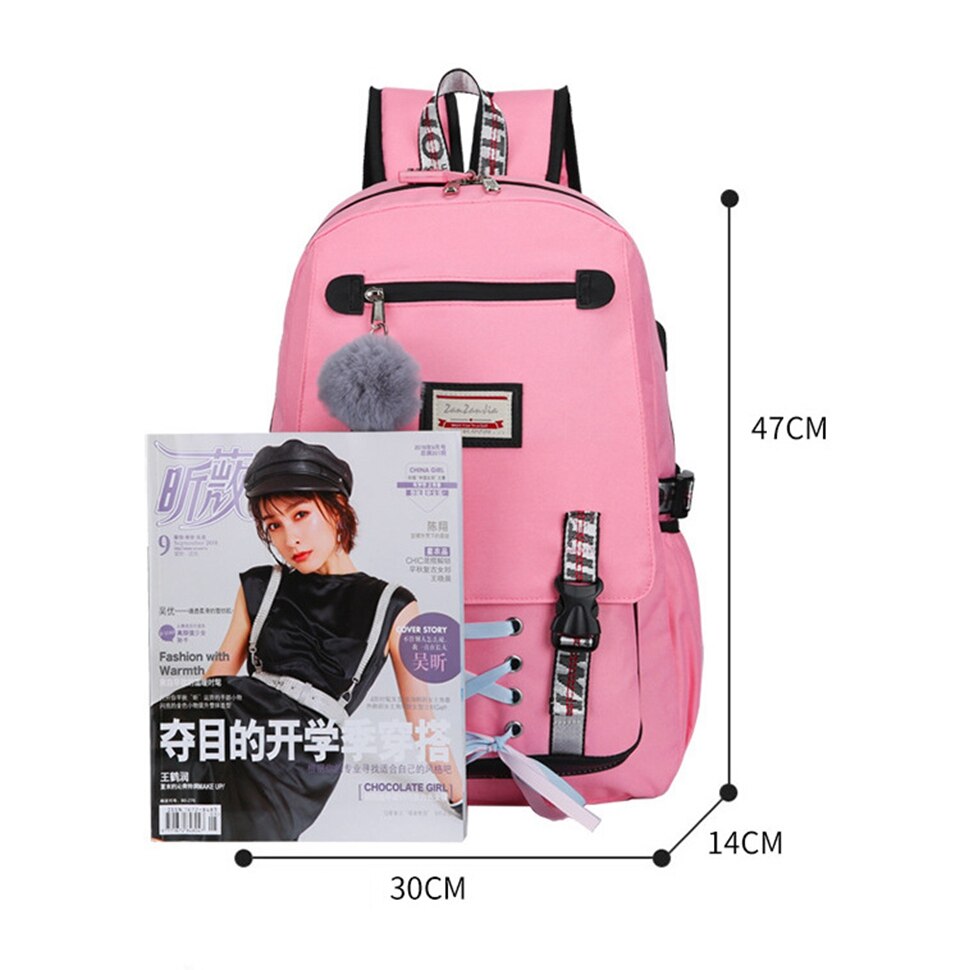 Arrivals School Backpacks Set Students School Bags for Girls Casual Travel Bags Teenage 15inch Notebook Backpack Bookbag