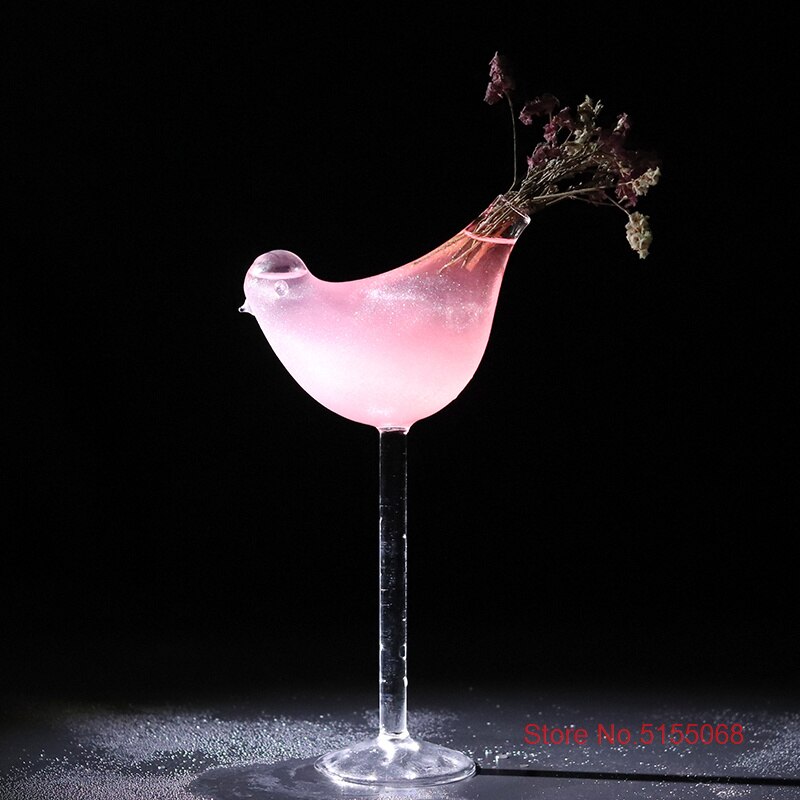 Phantasie 3D Vogel Molekulare Geraucht Cocktail Becher Für Bar Nachtclub Party Spezielle Getränke Tasse DIY Mischen Wein Champagner Tiki Gläser
