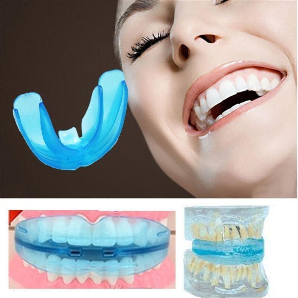 1 pc ortodontiske seler tandbøjler instanted silikone smil tænder justering træner tænder holder mund beskytter