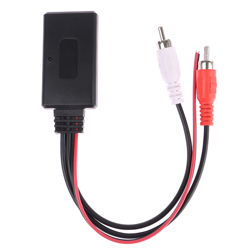 Módulo receptor bluetooth sem fio para carro, adaptador aux, receptor de áudio estéreo de música para veículos de interface 2rca 12v