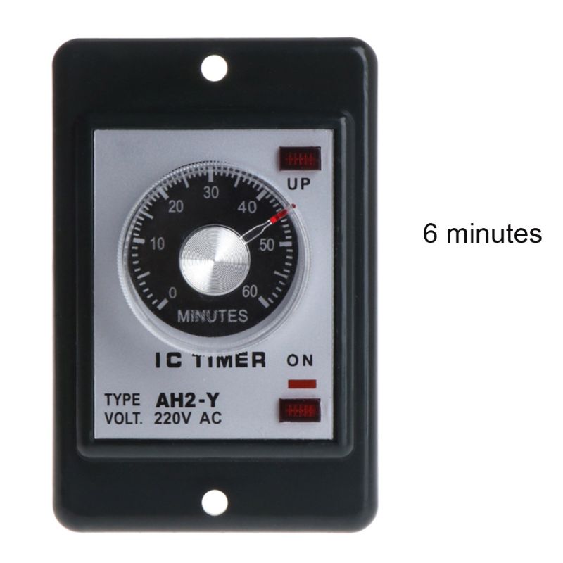 AC 220V AH2-Y Power On Delay Timer High Accuracy 1/3/5/10/30/60 Seconds 3/6/10/30/60 Minutes