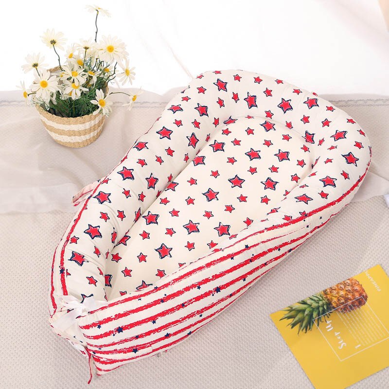 Baumwolle Tragbare Baby Schlaf Nest Stubenwagen bionisch Baby Kinderbett Bett Tragbaren Abnehmbaren Und Waschbar Krippe für Neugeborene 0-36 monate: 8