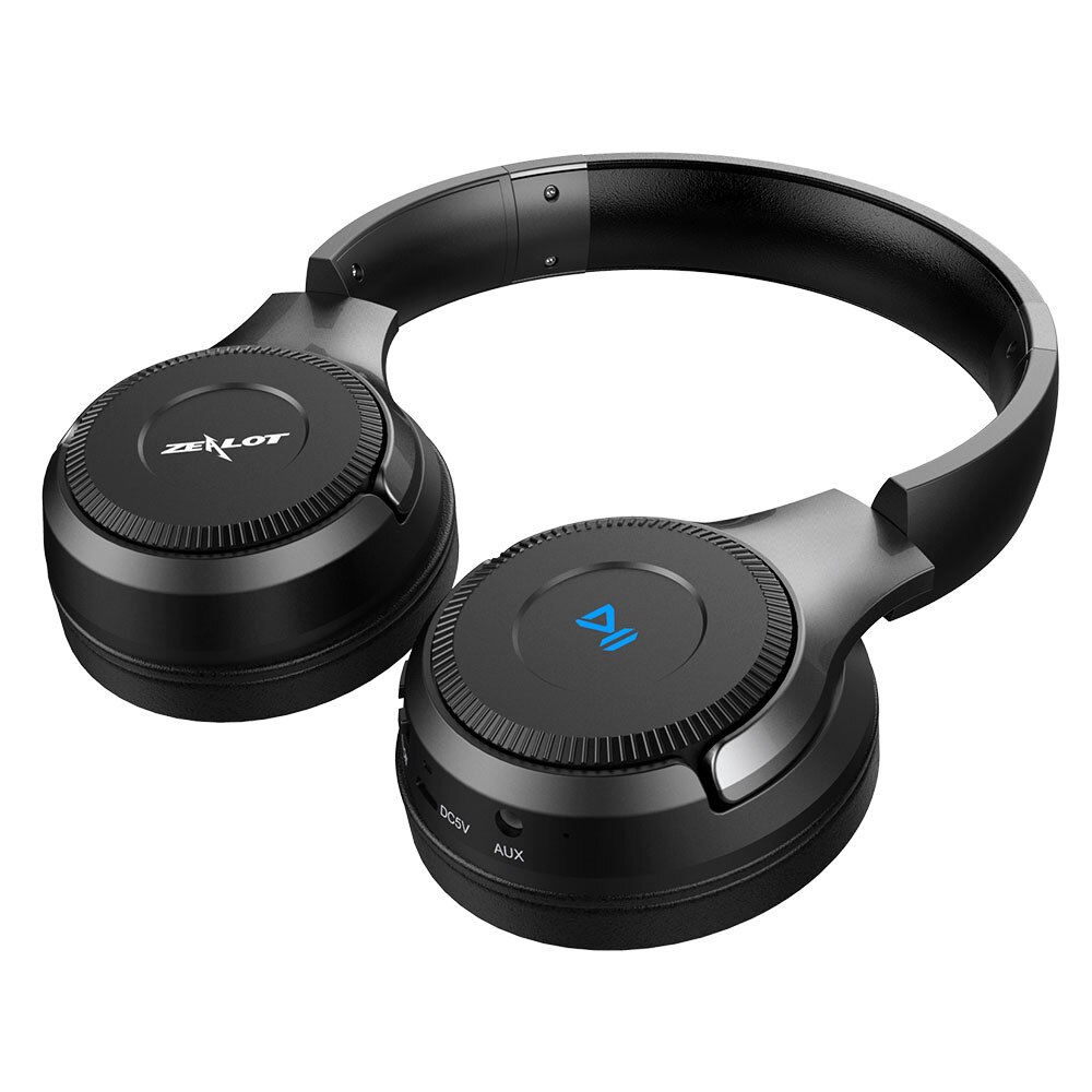 ZEALOT B26 V4.2B Tluetooth Headphones Wireless Foldable StereoHeadphones earphone Built-in Microphone Headset for computer,phone: Black