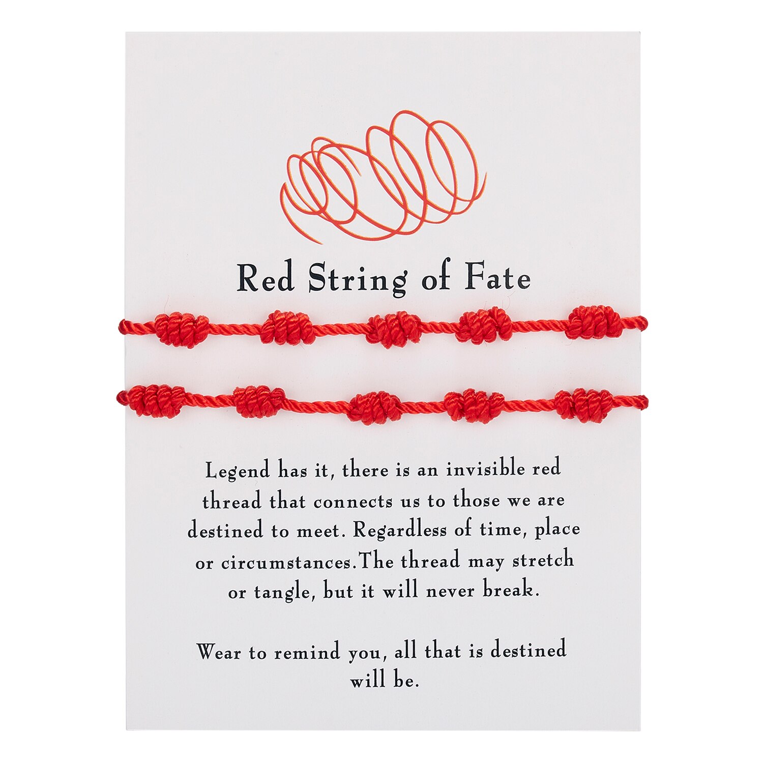 Handgemachte Glück rot Schnur Armbänder Geflochtene 7 Knoten Schutz Glück Schicksal Amulett und Freundschaft Seil Kette Armbinde Frauen: A-2Stck