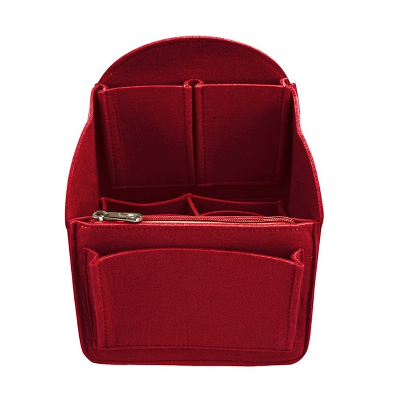 Rugzak Insert Zakken Liner Organizer Travel Accessoires Compartiment Sorteren Zakken Voor Handtas Opslag Afwerking Pakket: Wine Red S