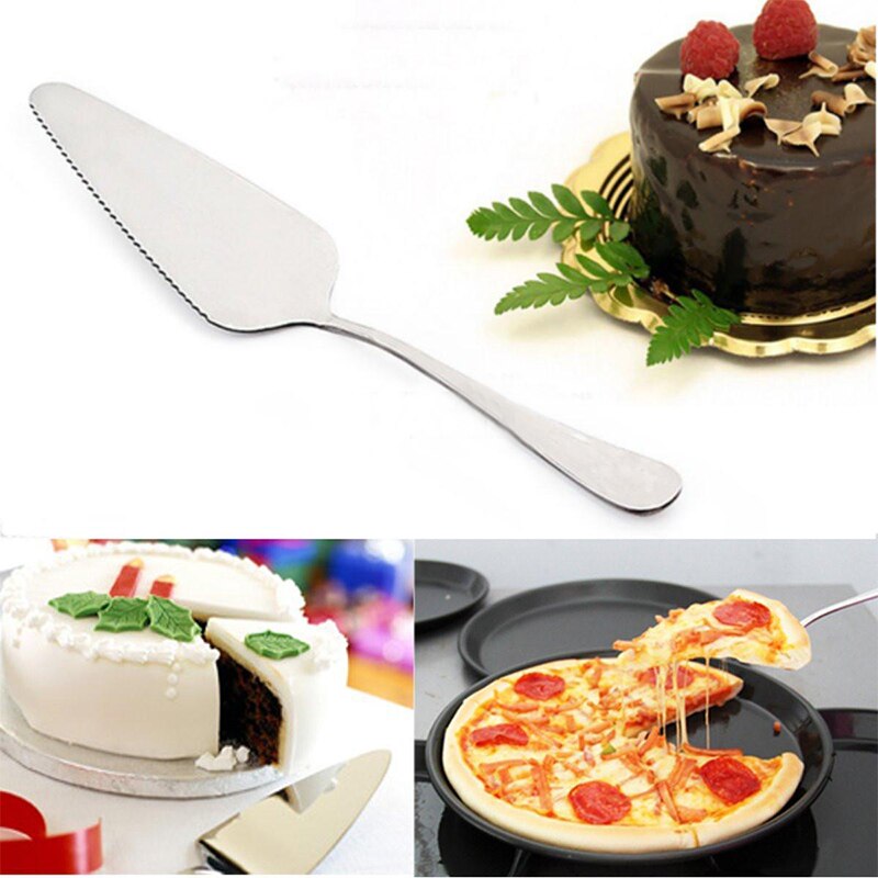 Rvs Server Spatel Cake Decorating Gebakken Pizza Mes Westerse Kaas Mes Spade Bakken Turner Divider