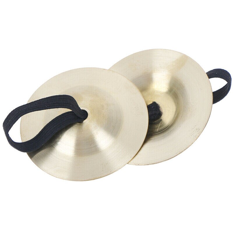 Accesorios de percusión para danza del vientre platillos para dedos de latón equipos de instrumentos musicales de Metal cómodo y práctico