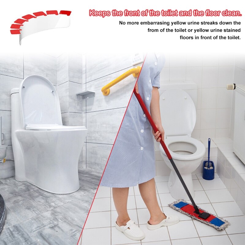 4 Pcs Toilet Spatter Guard, Urine Deflector For Toilet Seat, Pee Spatter Guard Toilet Training Urinary Spatter Guard