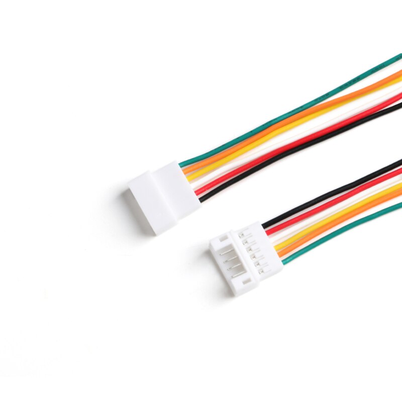 Connecteur JST PH 2.0 mâle/femelle, 2 broches, JST-PH mm/2.0mm, 10 pièces de 20CM: 6P Male
