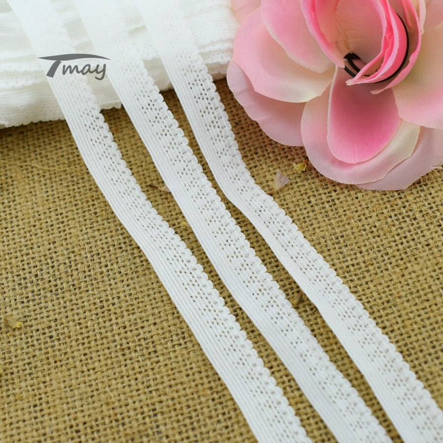 #304 crèmewitte elastische banden, rubberen band voor ondergoed, broek, bh, rubberen kledingrand, stretch, kanten rand, verstelbaar lint