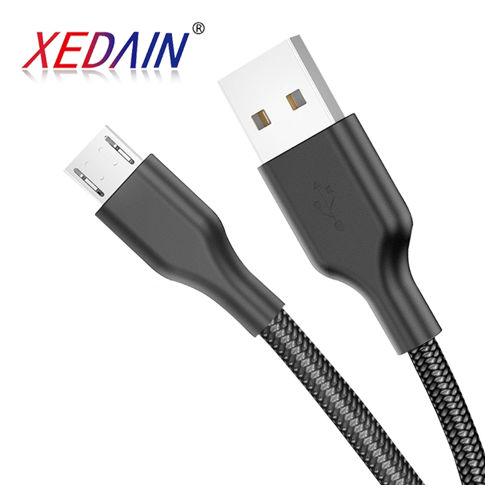 1 m 2 m Meter Micro USB Cable Fast Charging Cable Wire Android USB Charger Data Cord - for Samsung Xiaomi Oneplus Huawei P9