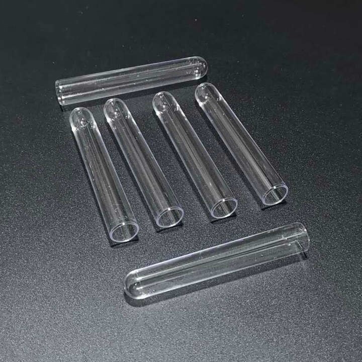 50 stks/partij 13*78mm u-vormige bodem Plastic test tubes voor soorten Laboratorium Tests