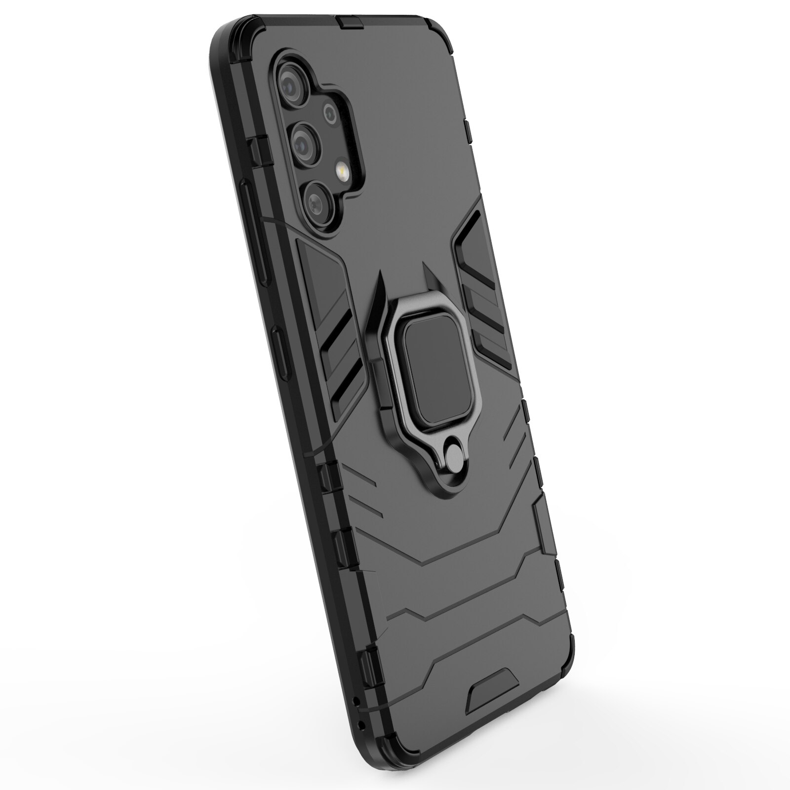 Soporte de Metal a prueba de golpes para Galaxy A32, 5G, armadura de anillo para Samsung Galaxy A32 4G SM-A325F Couqe