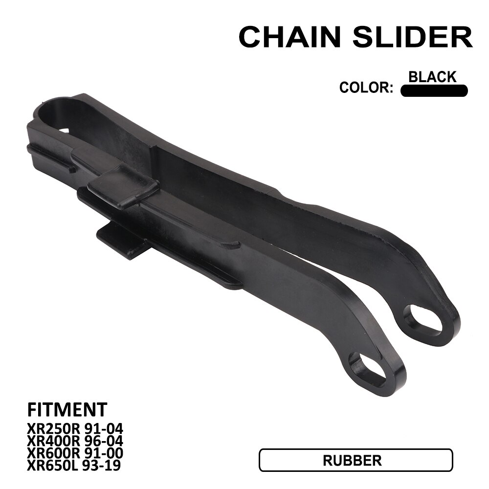 Chain Slider Swingarm Guide Protector For HONDA XR250R XR400R XR600R XR650L XR 250R 400R 600R 650L 1991 1992 1993 1994: black