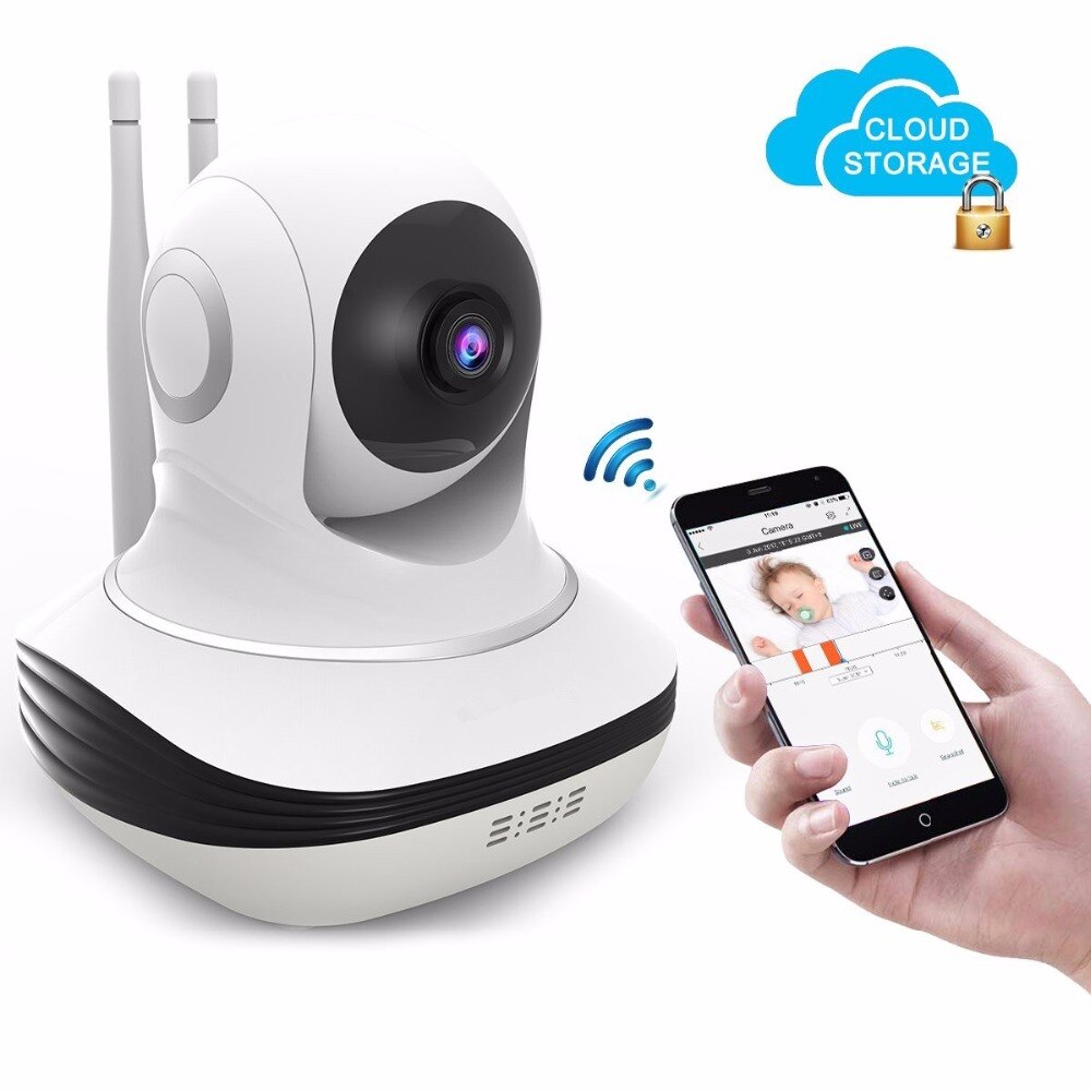 Thuis Wi-fi Draadloze Camera Mini HD 720 P IP Security Home Surveillance Babyfoon Cloud Storage Nachtzicht Motion Detectiehulpmiddel