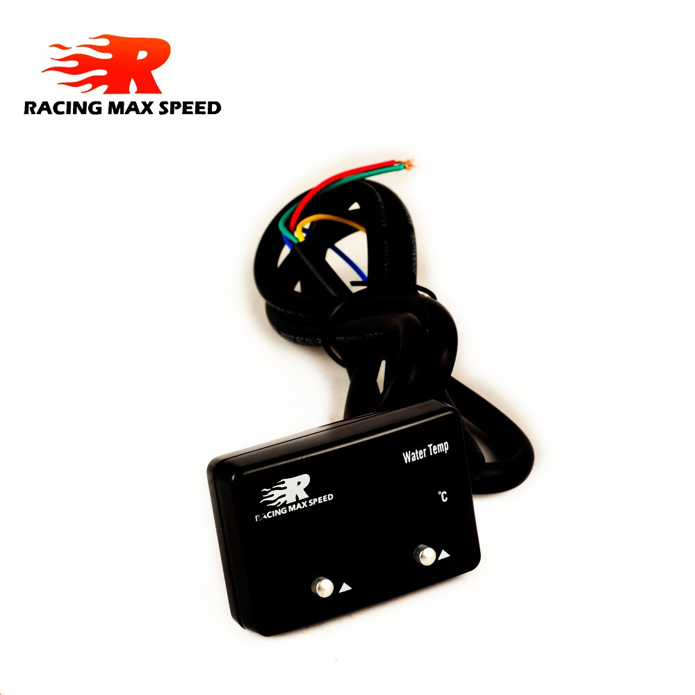 12v dc auto digital Celsius temp Meter red display digital water temperature gauge with 1/8 npt sensor