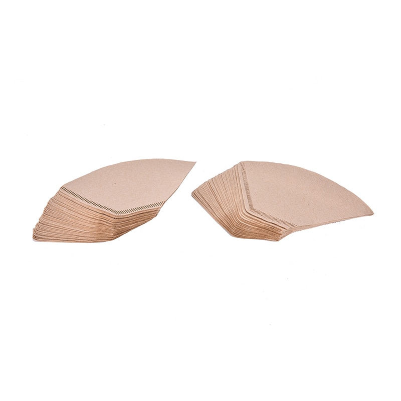 100 Stks/zak Houten Originele Hand Drip Papier Koffie Filter Espresso Koffie Filter Packs Theezakje Zeef Groene Thee Zetgroep