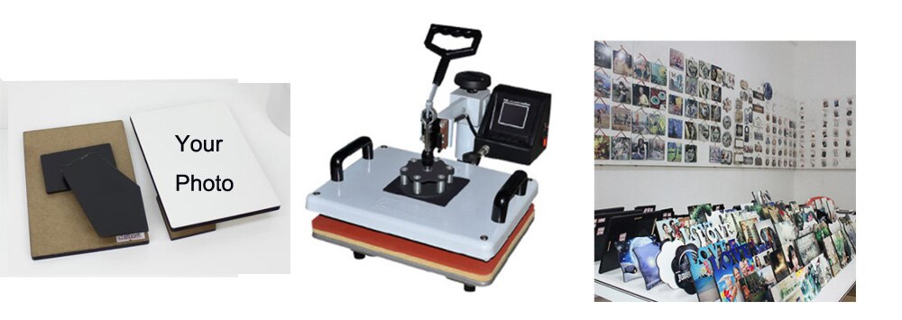 Blank DIY Fotolijst MDF houten Sublimatie warmte pers Leeg Bureau plaque foto foto board plaat 5 stuk/partij