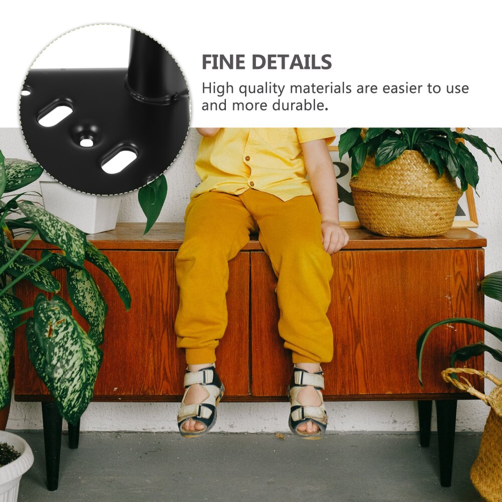 4 szt. Strona główna metalowa żelazna nóżka robić sofy szafka noga łóżko noga meble wsparcie stopy