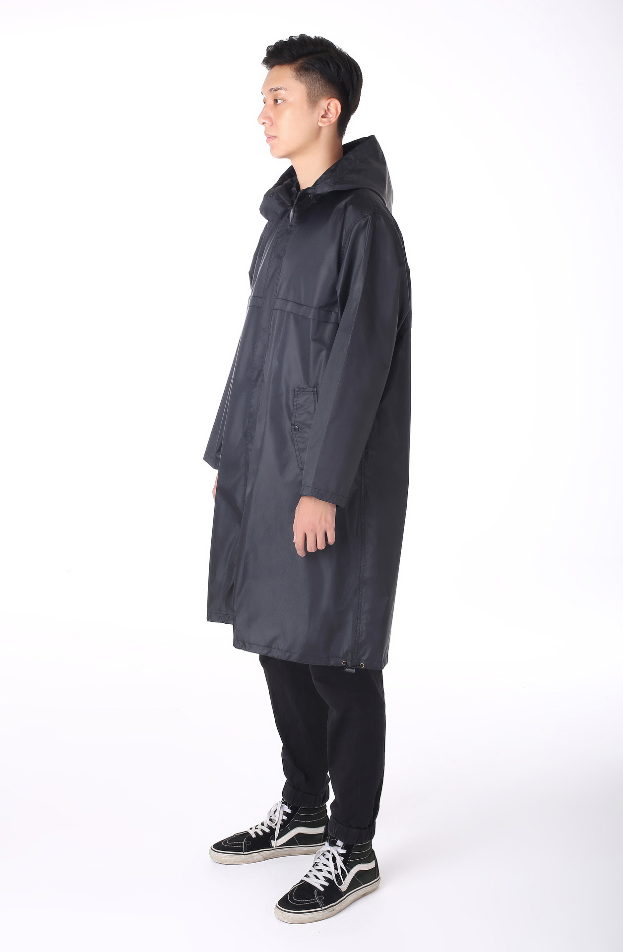 men's raincoat long light fishing raincoat waterproof raincoat black camping waterproof raincoat set