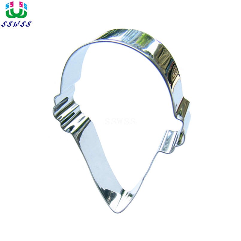 Large Ice Cream Cones Shape Cake Decorating Fondant Cutters Tools,Dessert Cookie Biscuit Baking Molds,Direct Selling