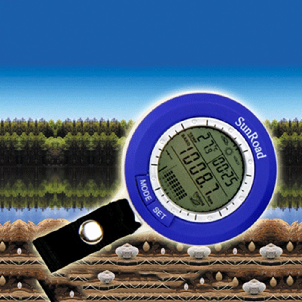 Fishing Barometer Multi-function LCD Digital Outdoor Fishing Altimeter Thermometer Fishing Finder