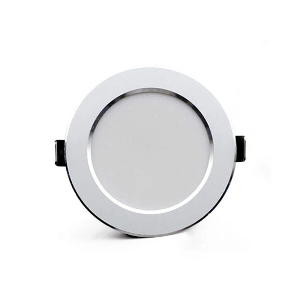 10Pcs/Lot LED Downlight 220V Recessed Round Ceiling Dowm Light Bedroom Indoor Living Room For Home Silver White LED Spot Lamp: Blue / 25W / Body Color