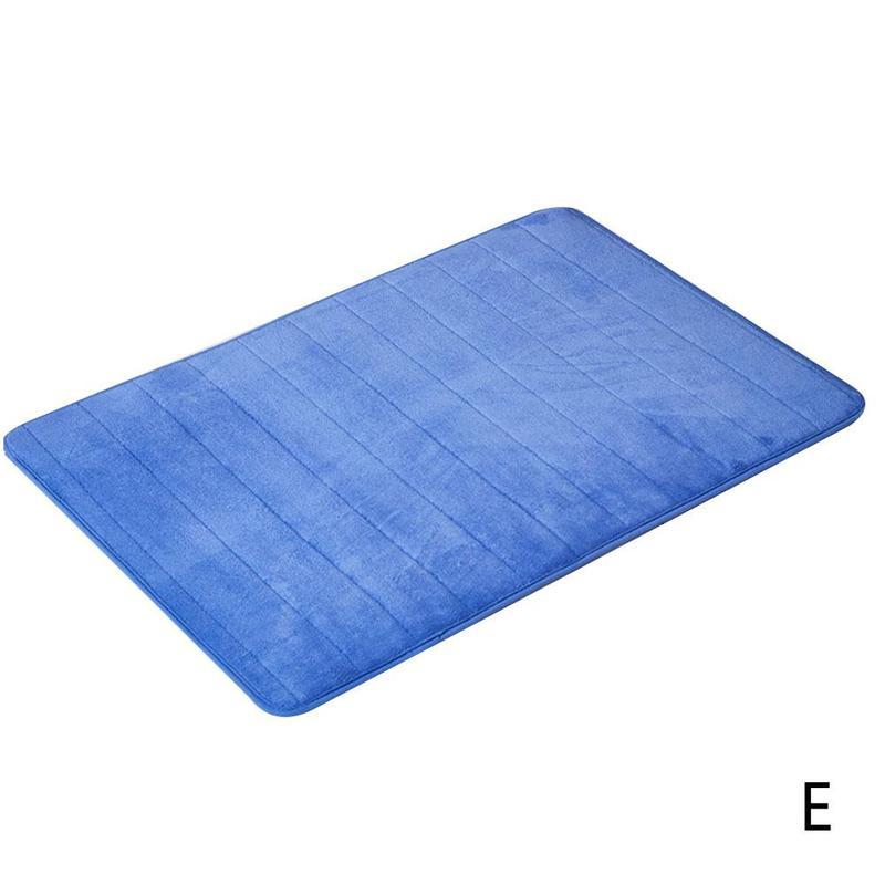 Tæppe vandabsorberende blød memory skummåtte tæpperum 40 x 60cm mat gulvtæppetilbehør skridsko ikke soveværelse bruser bad  t8 j 6: E