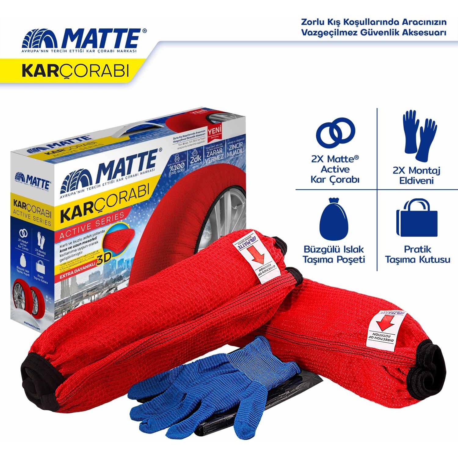 Calcetines de goma para vehículos con cadena de hielo para nieve Adecuado para uso urbano y urbano Fácil montaje Agarre en carretera duradero cadenas coche off road tela textil