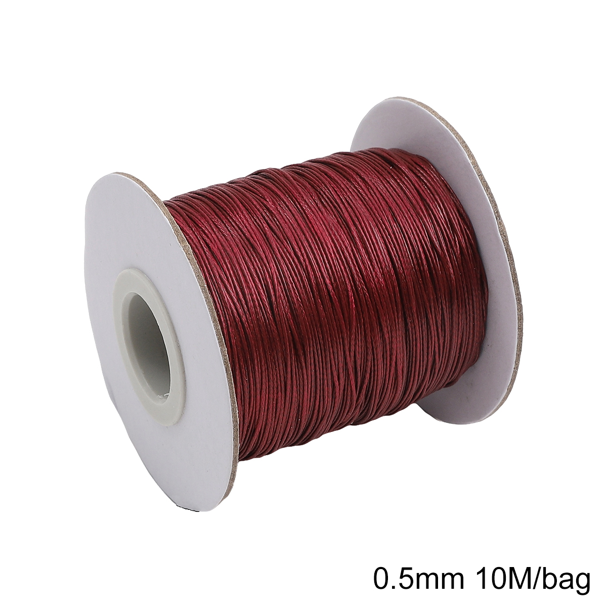 Cordão de algodão encerado coreano 0.5mm, fio encerado, colar, corda, contas para pulseira diy, descobertas de fabricação de jóias, 10 m/lote: CÉU AZUL