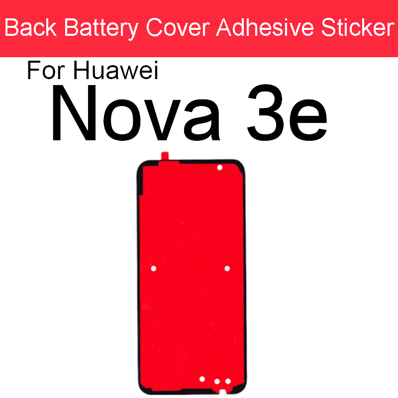 Back Battery Housing Cover Sticker Adhesive Glue Tape For Huawei Nova 2S 3 3E 3i 4 4E 5 5i 5T 5Z 6 7 Pro 6 7SE Replacement Parts: Sky Blue