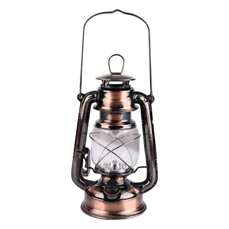Vintage Led Lamp Lantaarn Energiebesparende Handheld Zaklamp Met Opknoping Haak 23Gb