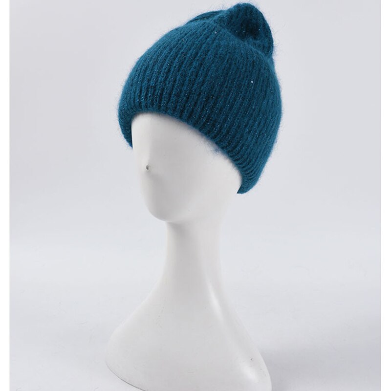 Unisex skullcap varmere luer vinter lue høstblandinger myk varm strikket lue herre dame luer gorro ski luer