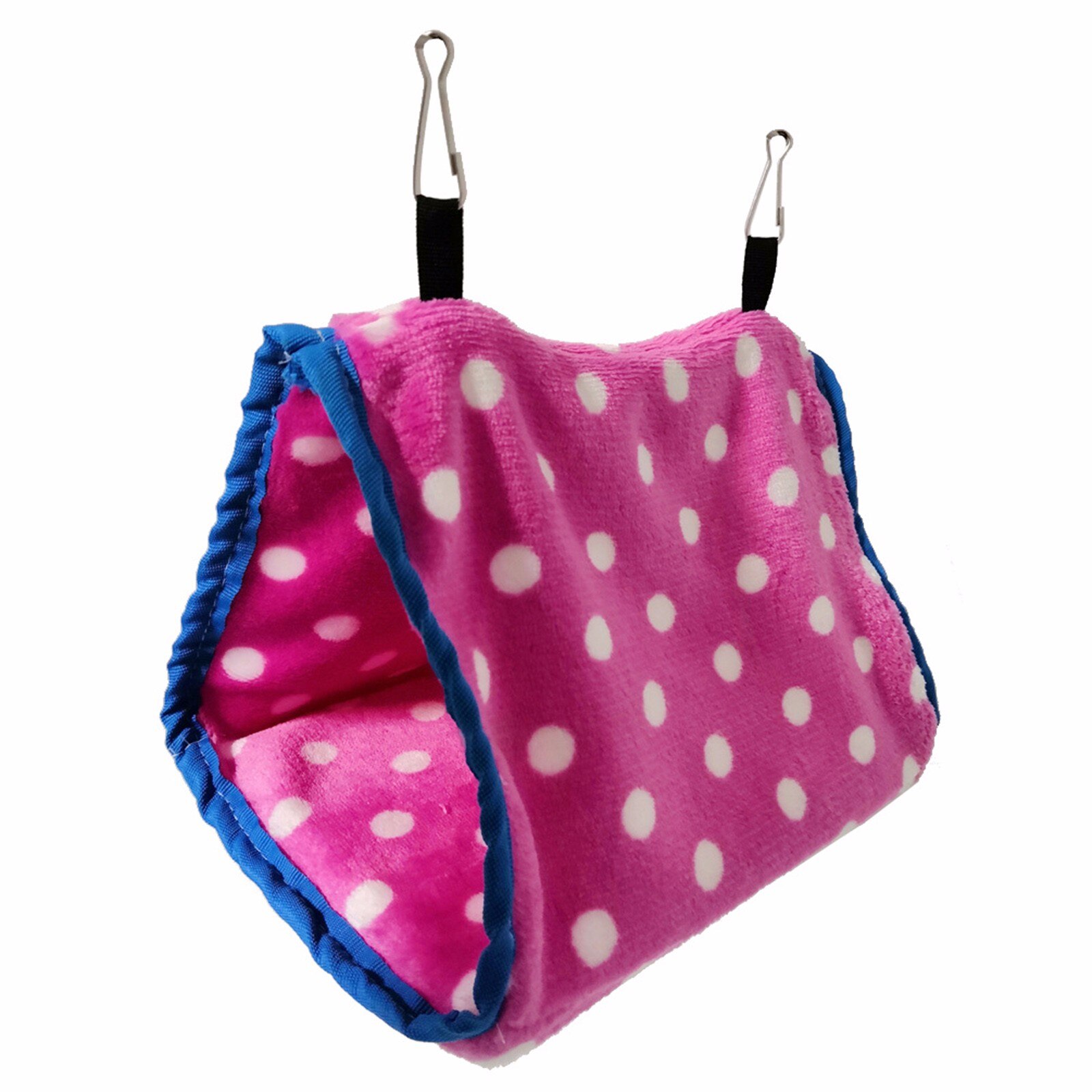 Newest Sales Pet Bird Parrot Parakeet Budgie Warm Hammock Cage Hut Tent Bed Hanging Cave Accessories #T1P: B / M