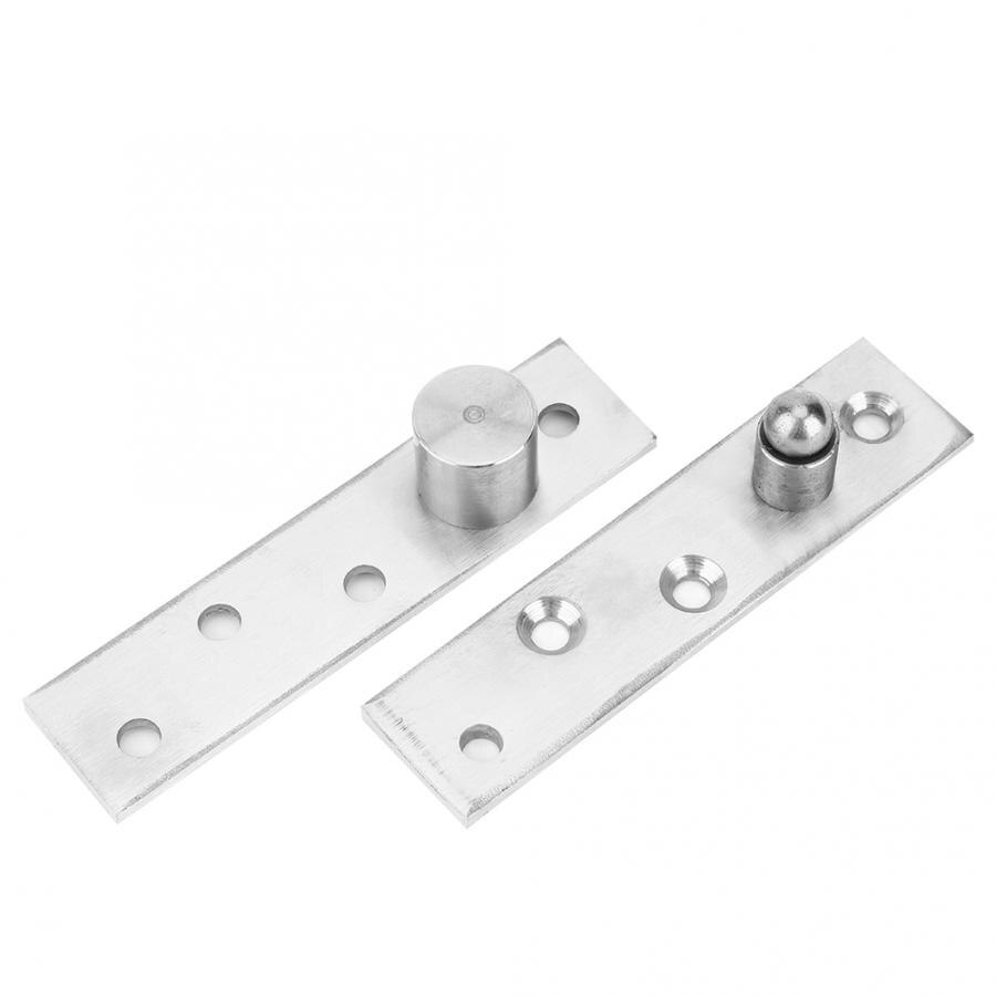 360 Degree Rotation Axis Rotating Hinges Location Shaft Up and Down Door Hidden Pivot Hinge Stainless Steel: B