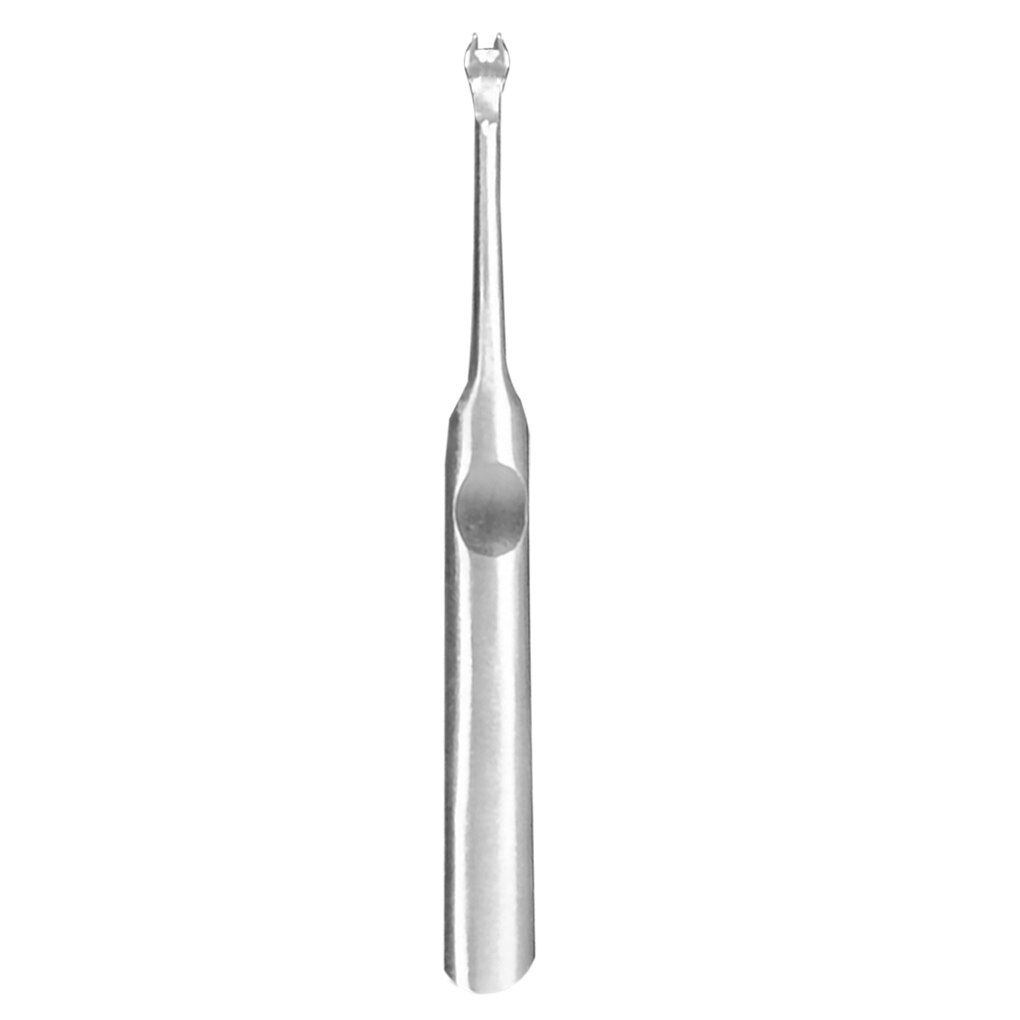 Punzón de cuero en forma de U + V, herramienta de punzonado de acero inoxidable, biselador de borde de costura antideslizante, bricolaje