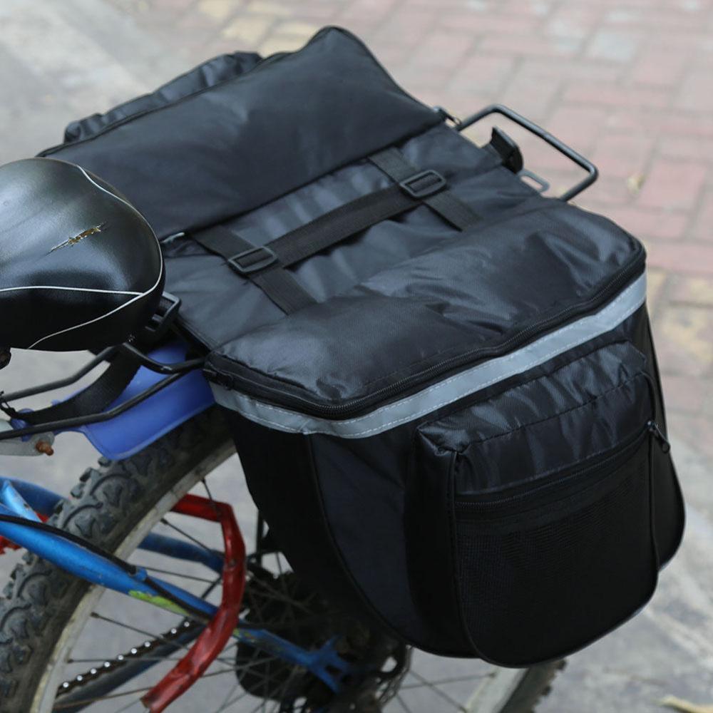 Bike Waterproof Rear Storage Bag Bicycle Back Rack Pouches Bike Saddle Bag Folding Bike Bag Cycling Accessory