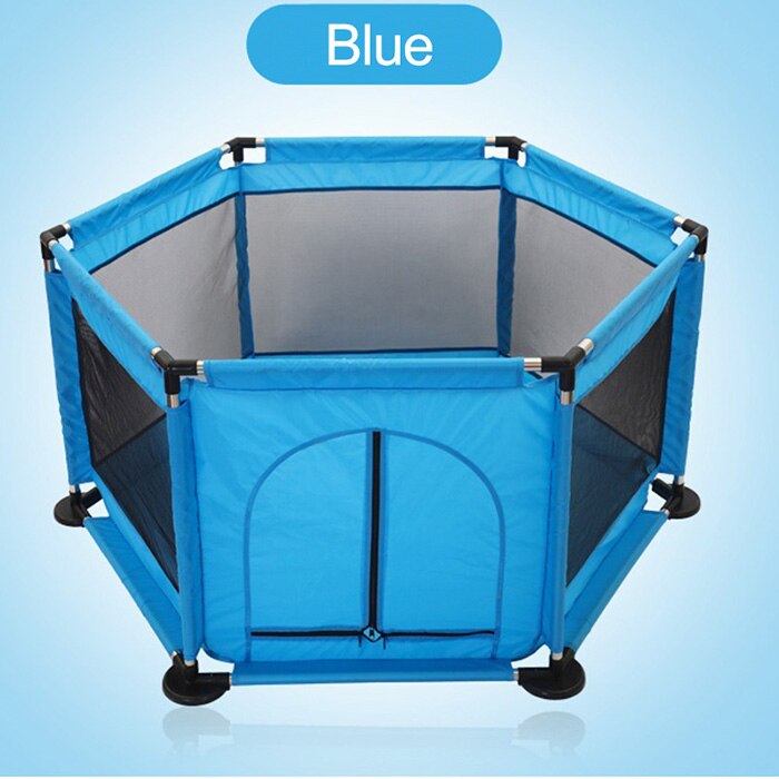 BABY box recinzione pieghevole barriera di sicurezza Ocean Ball Pit parco giochi per bambini gioco per bambini tenda riparo per neonati regalo di festa: Blue black