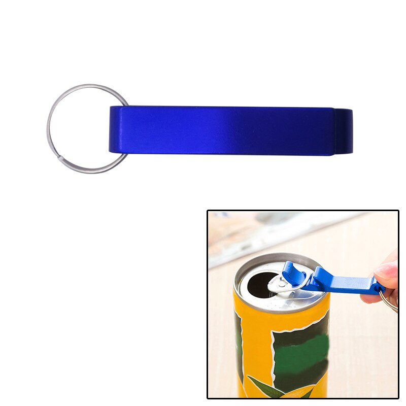 Draagbare Bier Flesopener Sleutelhanger 4 In 1 Pocket Aluminium Bier Flesopener Kan 5 Kleuren Bruiloft Gunst: 009