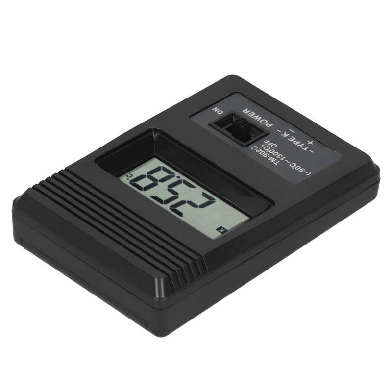 LCD Display Temperature Meter Low Power Consumption High Accuracy Digital Temperature Meter with Fish Tanks Pools for Ceramics